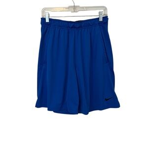 Nike Dri-FIT Basketball Shorts Athletic Training Gym Blue Mens Size M Vented